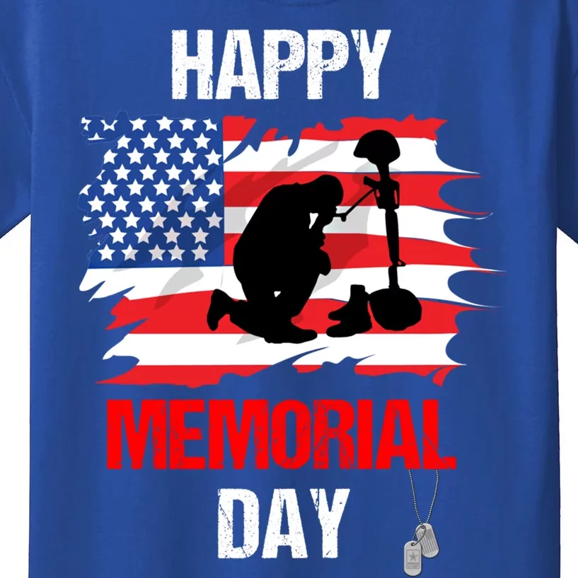 Happy Memorial Day Usa Flag American Patriotic Armed Forces Cool