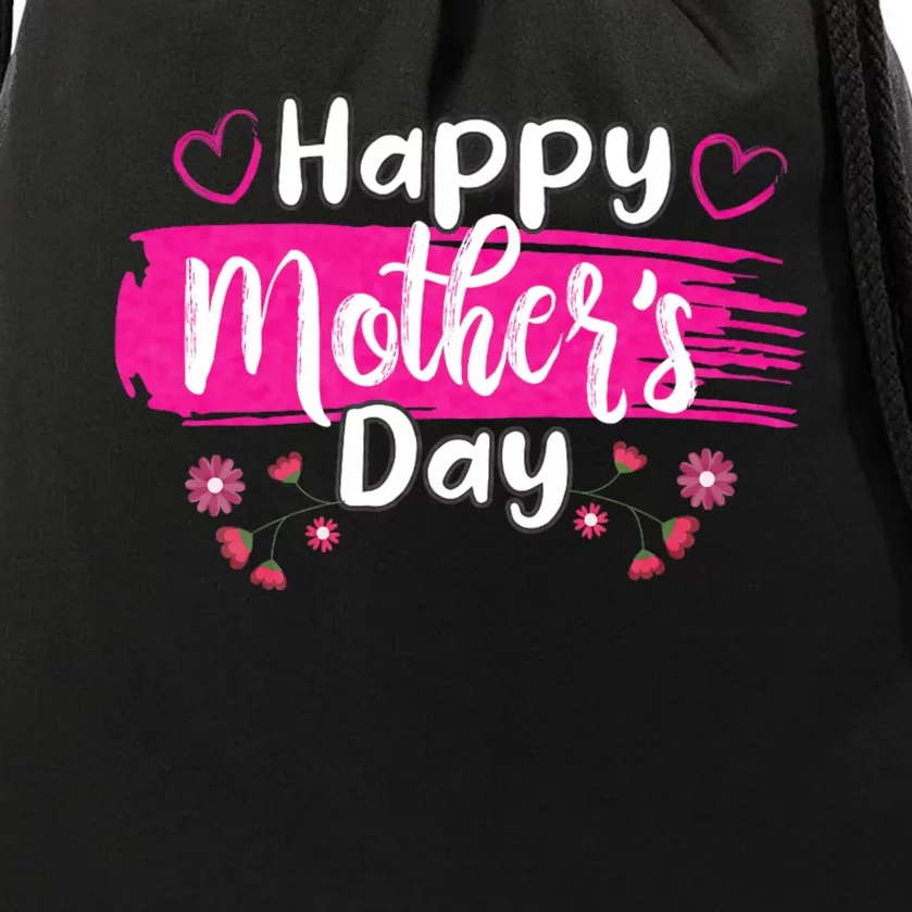 Happy MotherS Day For Women Mom Grandma Love Drawstring Bag