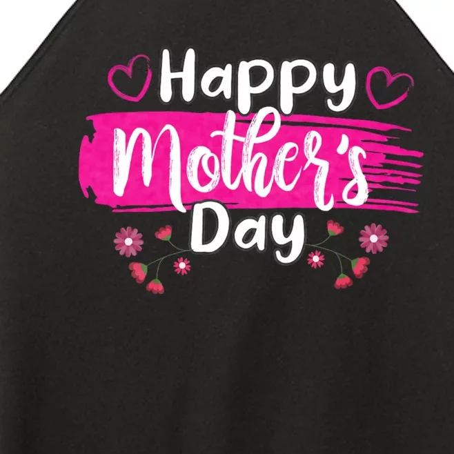 Happy MotherS Day For Women Mom Grandma Love Women’s Perfect Tri Rocker Tank