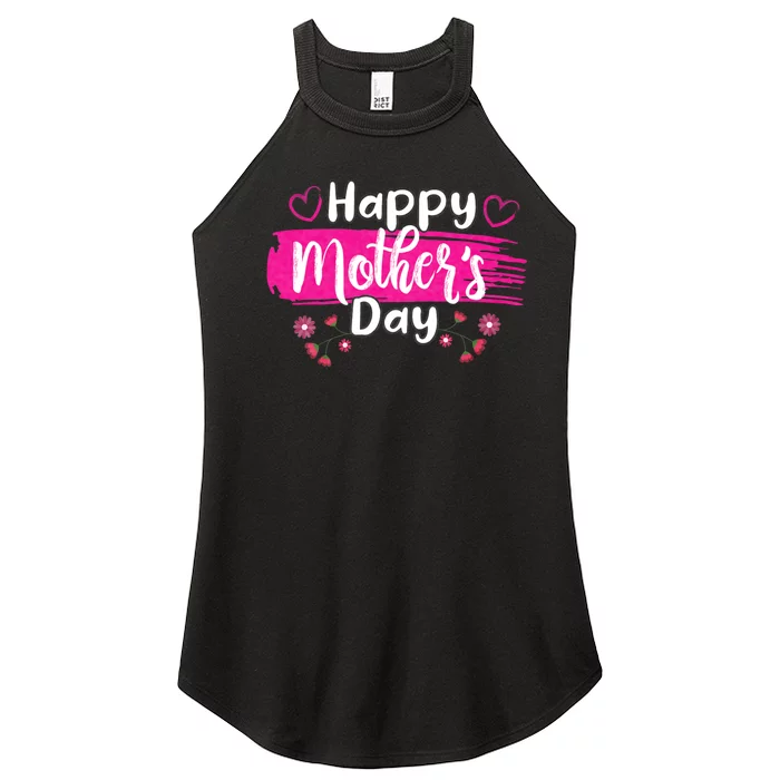 Happy MotherS Day For Women Mom Grandma Love Women’s Perfect Tri Rocker Tank