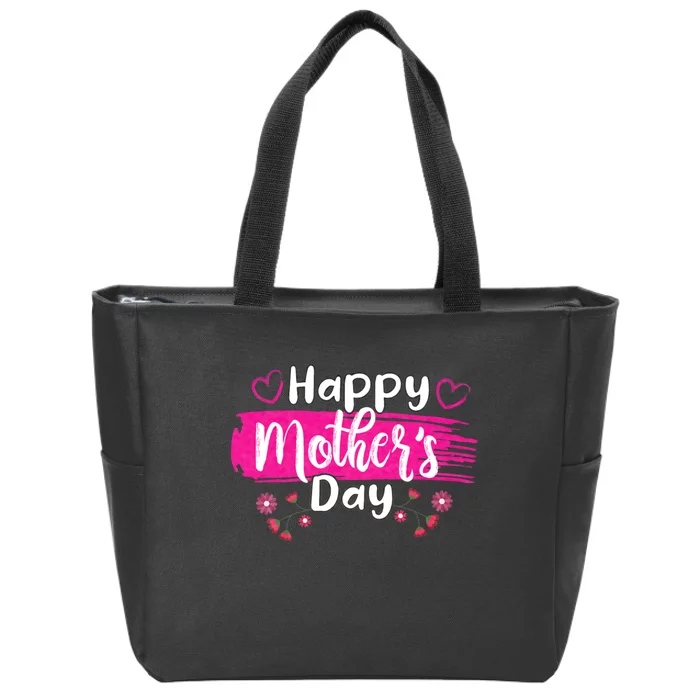 Happy MotherS Day For Women Mom Grandma Love Zip Tote Bag