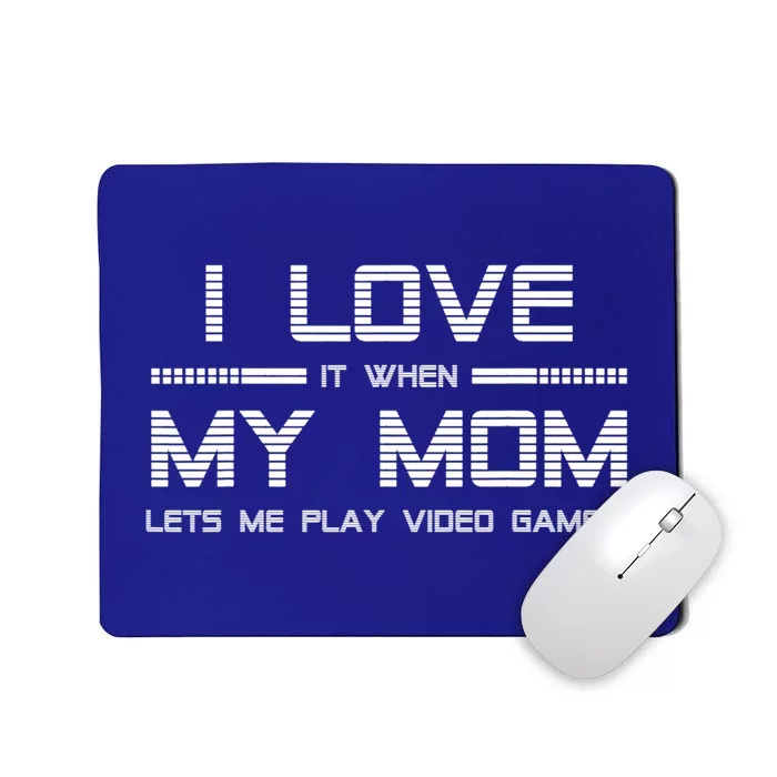 Happy Mother's Day Teen I Love My Mom Tee Cute Gift Mousepad