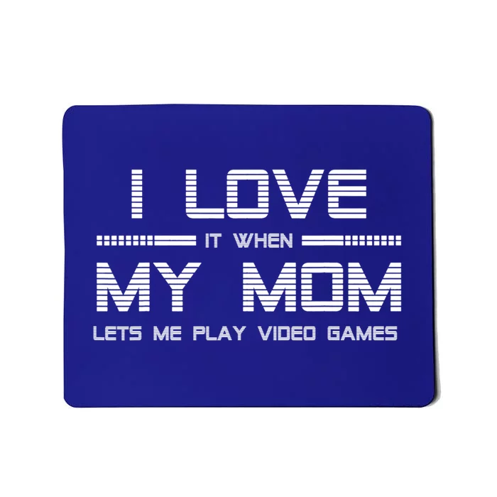 Happy Mother's Day Teen I Love My Mom Tee Cute Gift Mousepad