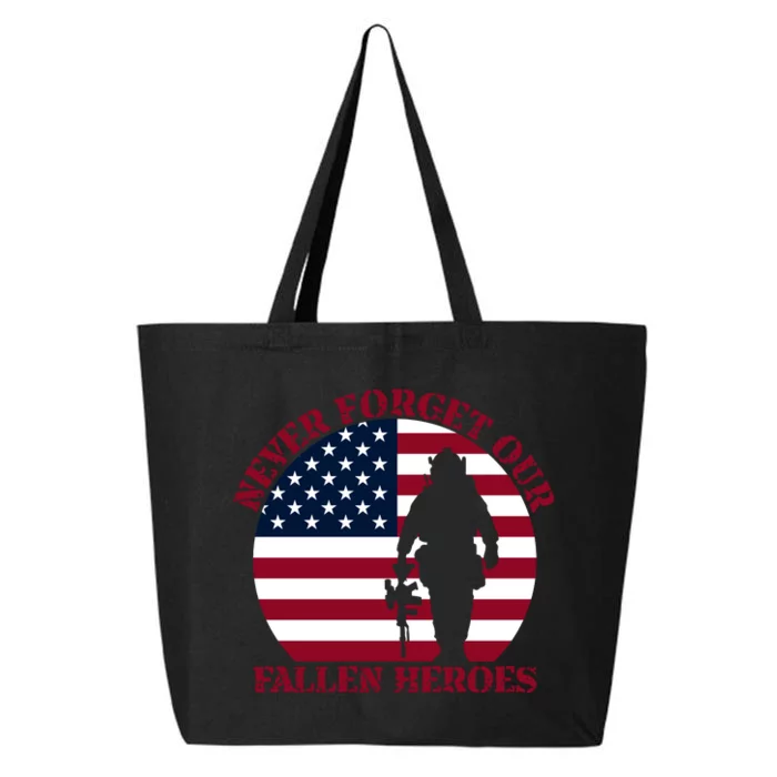 Happy Memorial Day Remembrance 25L Jumbo Tote