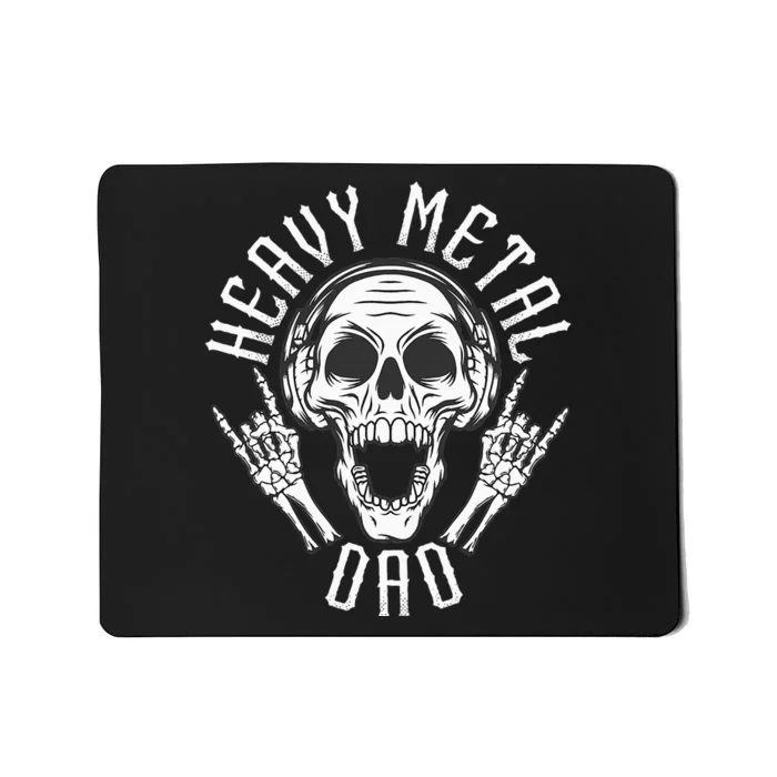 Heavy Metal Dad  Rock Metalhead Heavy Metal Dad Mousepad