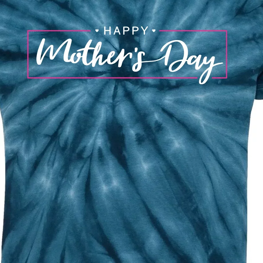 Happy Mother's Day Holiday Gift Kids Tie-Dye T-Shirt