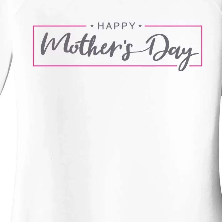 Happy Mother's Day Holiday Gift Women's Perfect Tri Tunic Long Sleeve Shirt