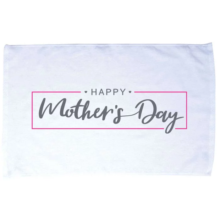 Happy Mother's Day Holiday Gift Microfiber Hand Towel