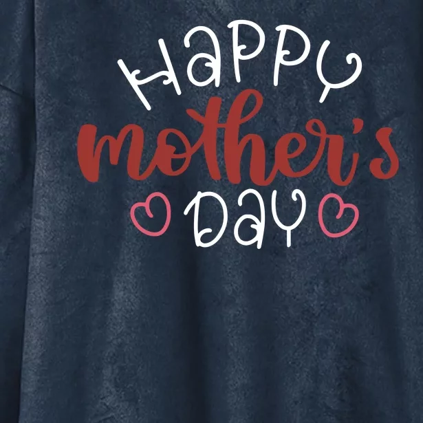 Happy Mothers Day Special Gift Hooded Wearable Blanket