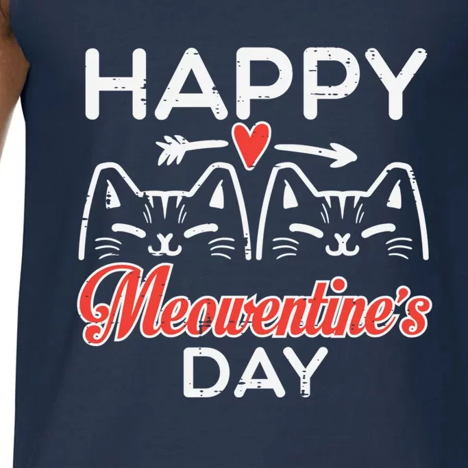 Happy Meowenstime Day Valentines Cat Cute Gift Comfort Colors® Tank Top