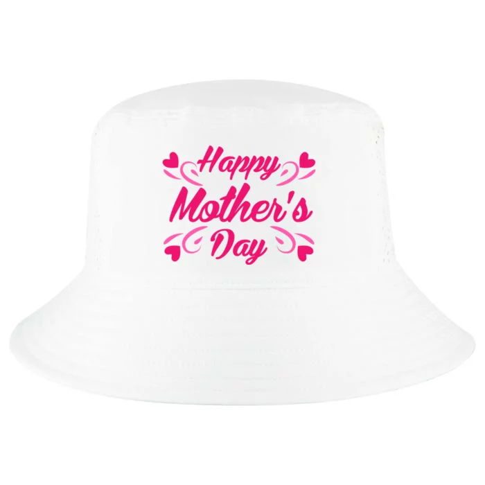 Happy Mothers Day Hearts Gift Cool Comfort Performance Bucket Hat