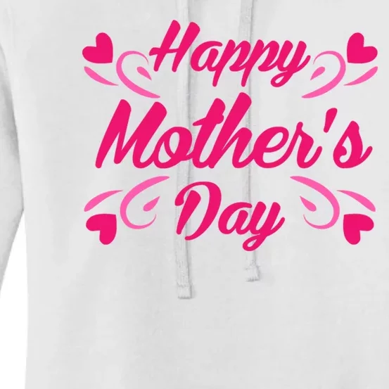 Happy Mothers Day Hearts Gift Women's Pullover Hoodie