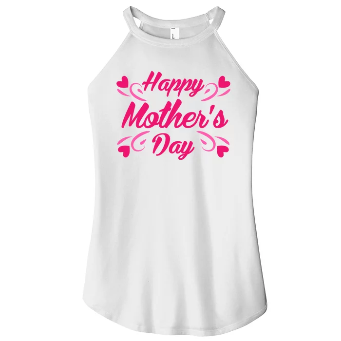 Happy Mothers Day Hearts Gift Women’s Perfect Tri Rocker Tank