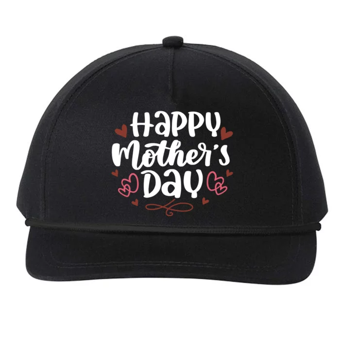 Happy Mother's Day Cute Gift For Mom Snapback Five-Panel Rope Hat