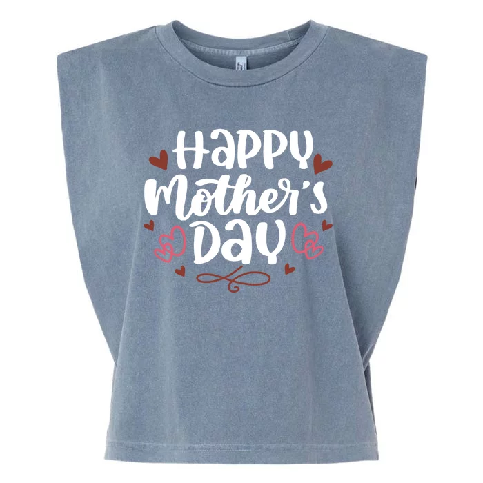 Happy Mother's Day Cute Gift For Mom Garment-Dyed Women's Muscle Tee