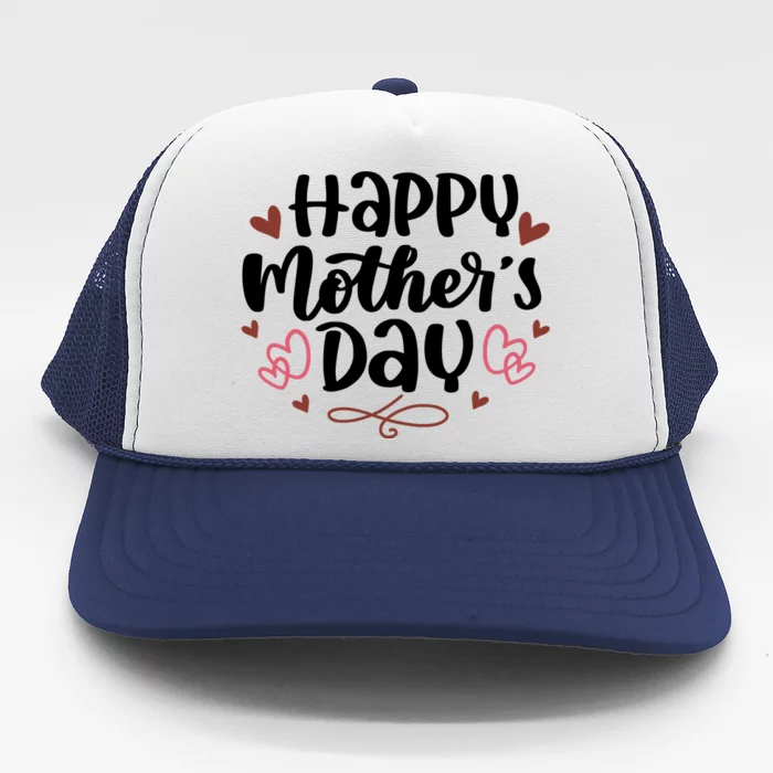 Happy Mother's Day Cute Gift For Mom Trucker Hat