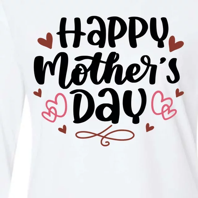 Happy Mother's Day Cute Gift For Mom Womens Cotton Relaxed Long Sleeve T-Shirt