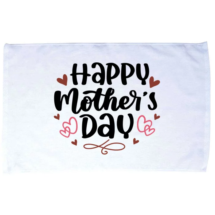 Happy Mother's Day Cute Gift For Mom Microfiber Hand Towel