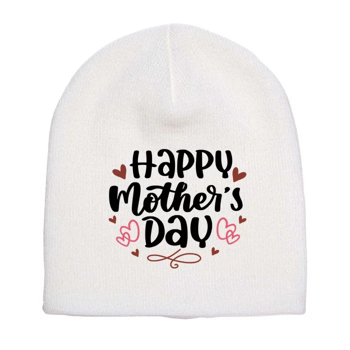 Happy Mother's Day Cute Gift For Mom Short Acrylic Beanie