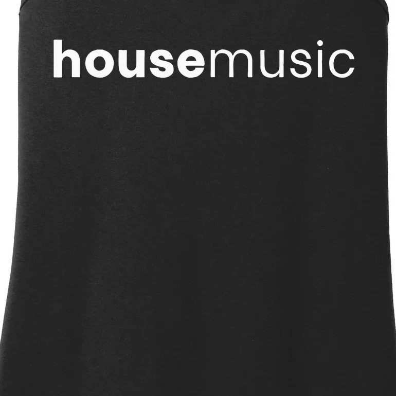 House Music Edm Dj Househead Chicago Ladies Essential Tank