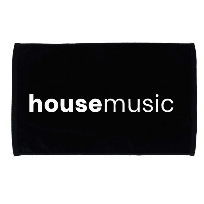 House Music Edm Dj Househead Chicago Microfiber Hand Towel