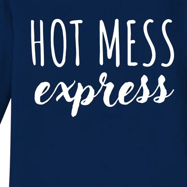 Hot Mess Express Baby Long Sleeve Bodysuit