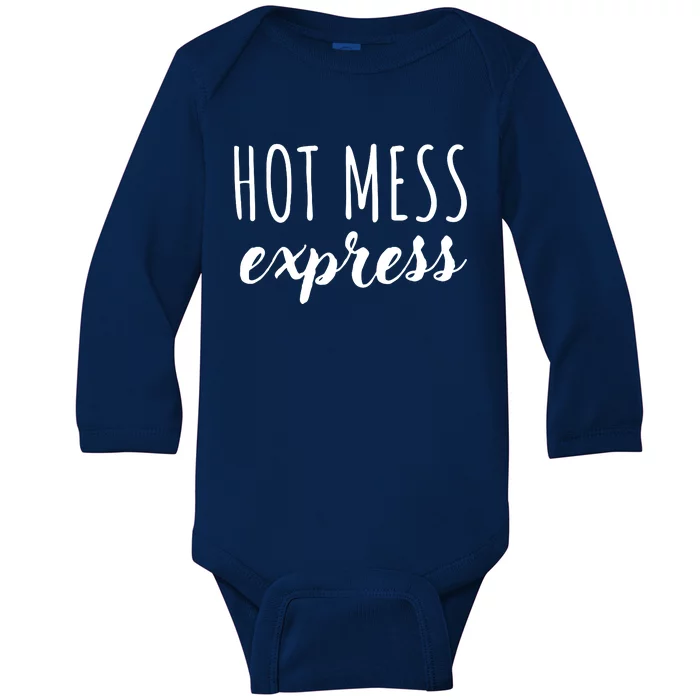 Hot Mess Express Baby Long Sleeve Bodysuit