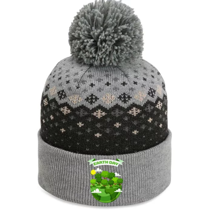 Happy Mother Earth Day Nature Lovers Climate Change The Baniff Cuffed Pom Beanie