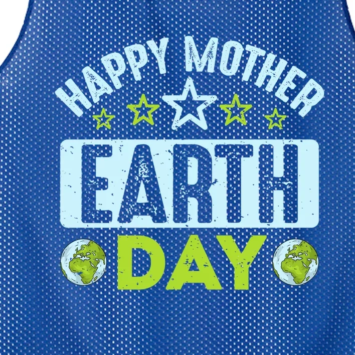 Happy Mother Earth Day Environtal Gift Mesh Reversible Basketball Jersey Tank