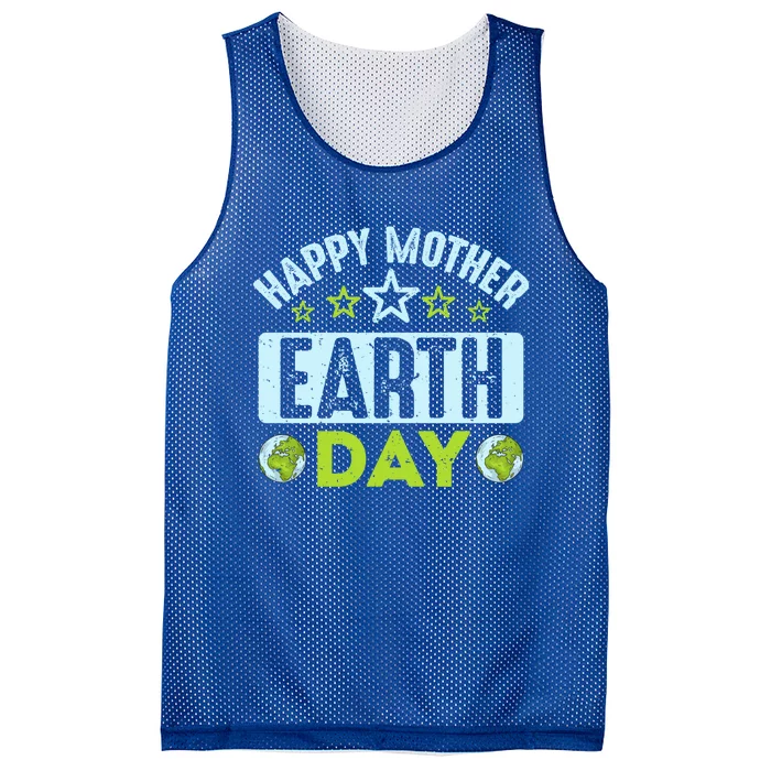 Happy Mother Earth Day Environtal Gift Mesh Reversible Basketball Jersey Tank