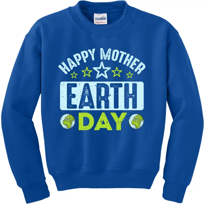 Happy Mother Earth Day Environtal Gift Kids Sweatshirt