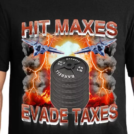 Hit Maxes Evade Taxes Pajama Set