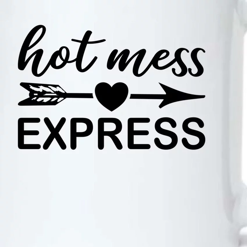 Hot Mess Express Funny Chaos Chaotic Life Mom Boss Ager Cute Gift Black Color Changing Mug