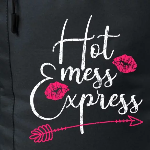 Hot Mess Express Funny Mom Mother Graphic Gift Daily Commute Backpack