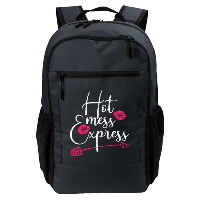 Hot Mess Express Funny Mom Mother Graphic Gift Daily Commute Backpack