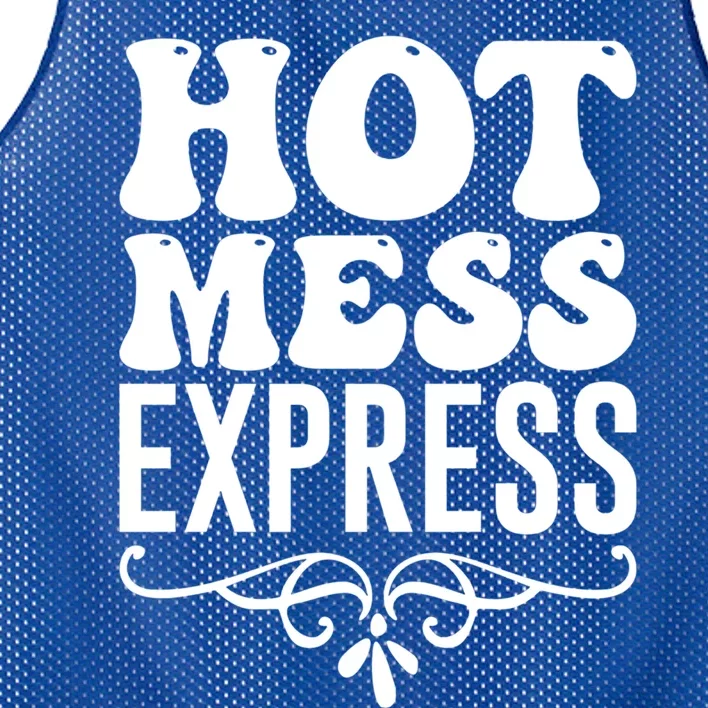 Hot Mess Express Mother's Day Gift Funny Mom Gift Mesh Reversible Basketball Jersey Tank