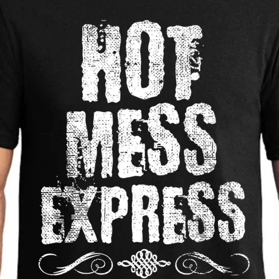 Hot Mess Express Scroll Gift Pajama Set