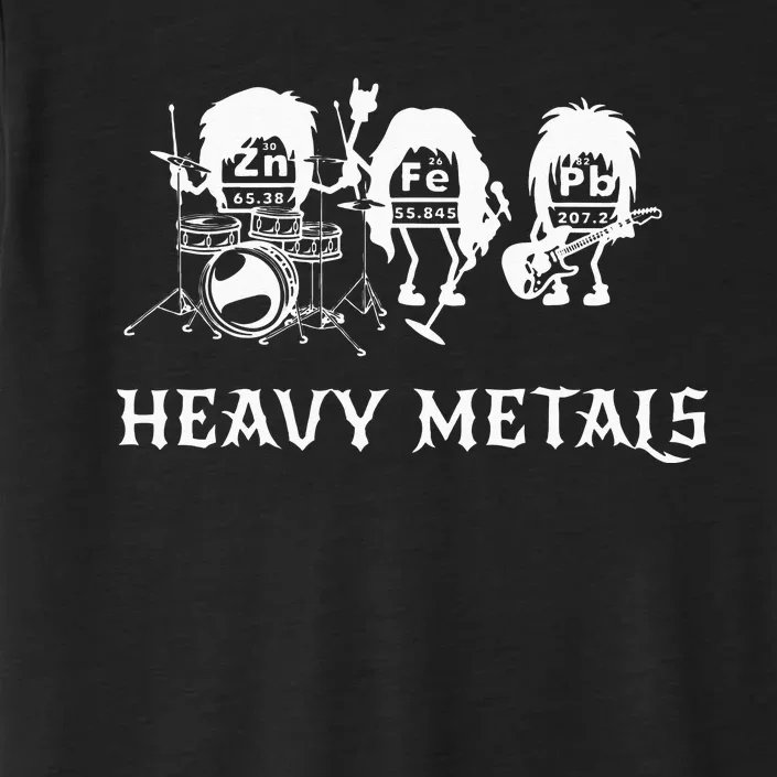 Heavy Metals Funny Chemistry Periodic Table Joke ChromaSoft Performance T-Shirt