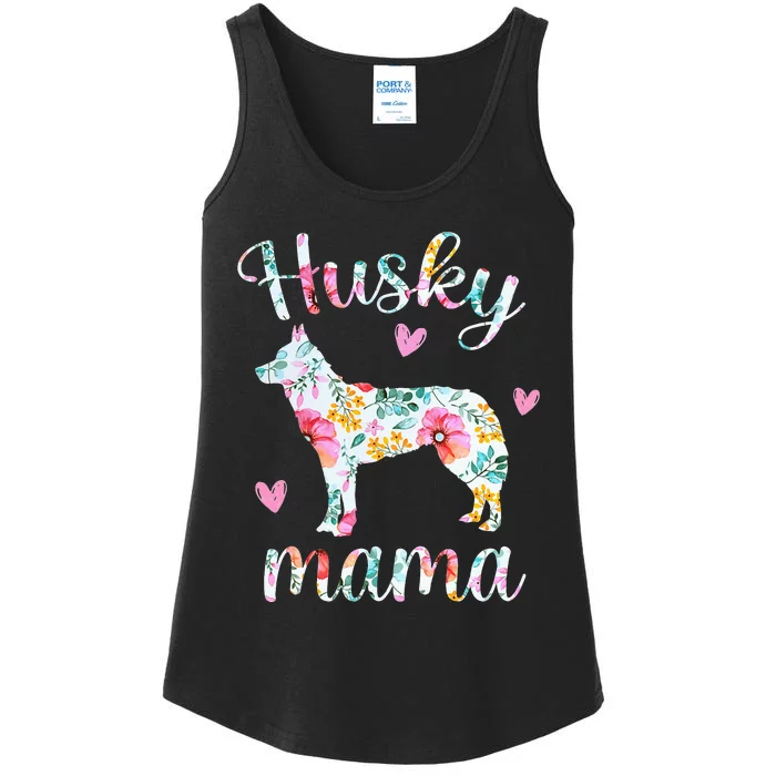 Husky Mom Funny Siberian Husky Mama Dog Lover Owner Ladies Essential Tank