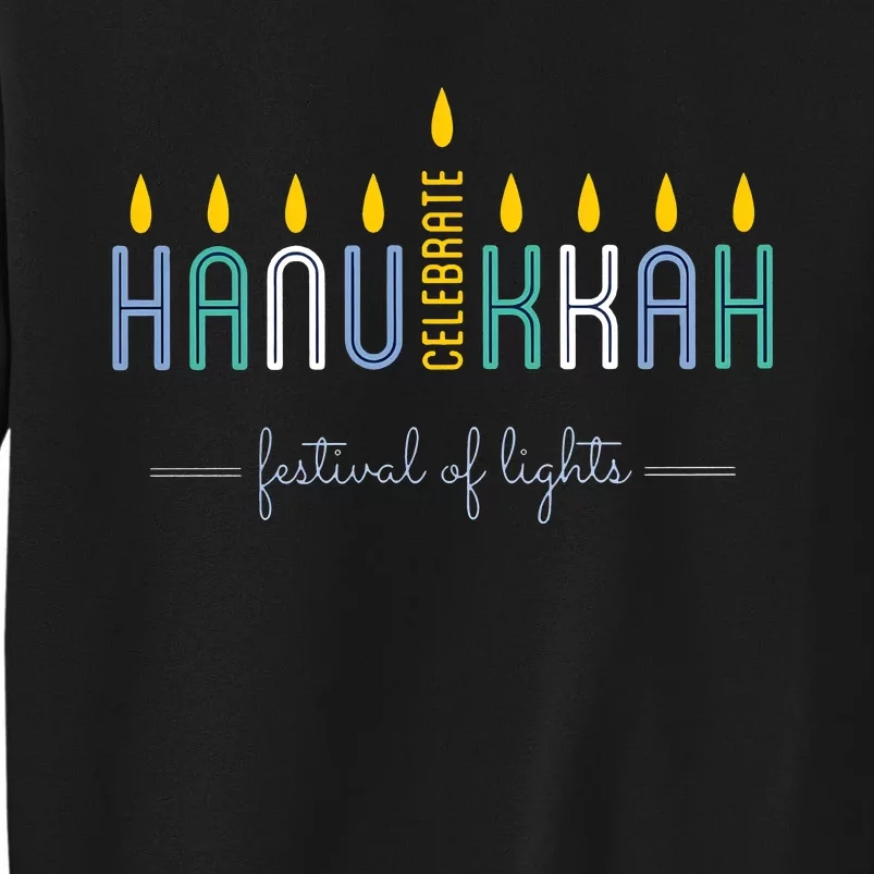 Hanukkah Menorah Festival Of Light Jewish Sweatshirt