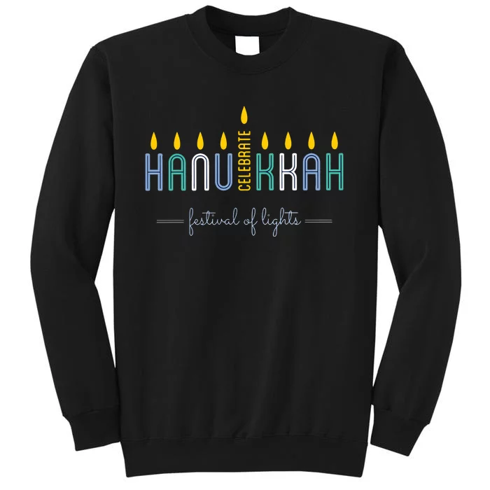 Hanukkah Menorah Festival Of Light Jewish Sweatshirt