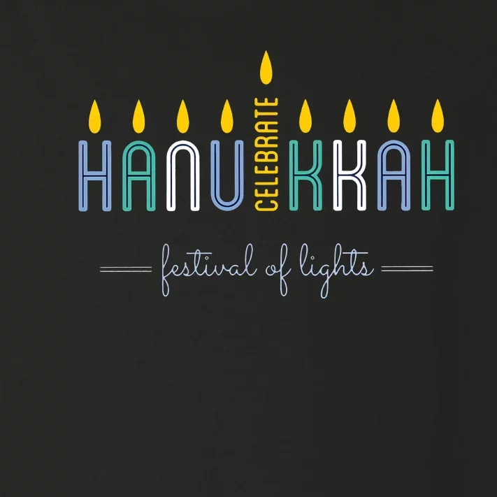 Hanukkah Menorah Festival Of Light Jewish Toddler Long Sleeve Shirt