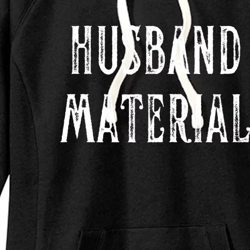 Husband Material Funny Christmas Gift For Him Women's Fleece Hoodie