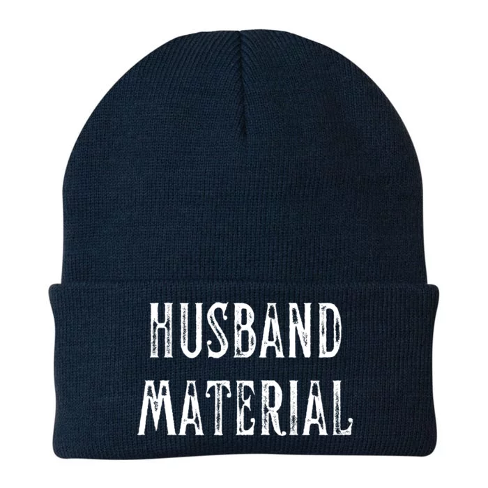 Husband Material Funny Christmas Gift For Him Knit Cap Winter Beanie