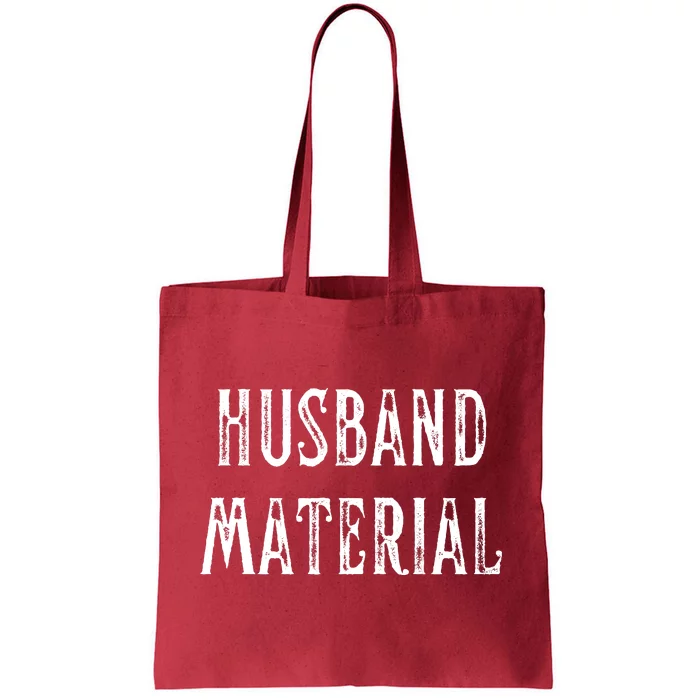 Husband Material Funny Christmas Gift For Him Tote Bag