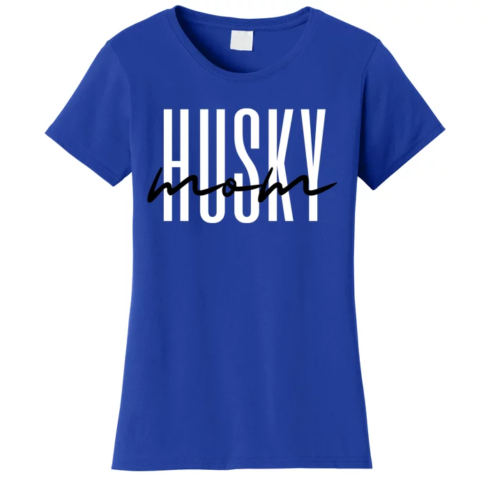 Husky Mom Fur Mama Dog Lover Gift Women's T-Shirt