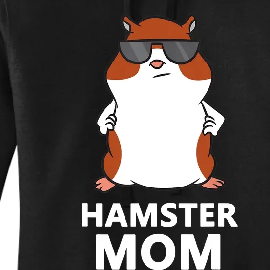 Hamster Mom Funny Pet Hamster Mom Women's Pullover Hoodie