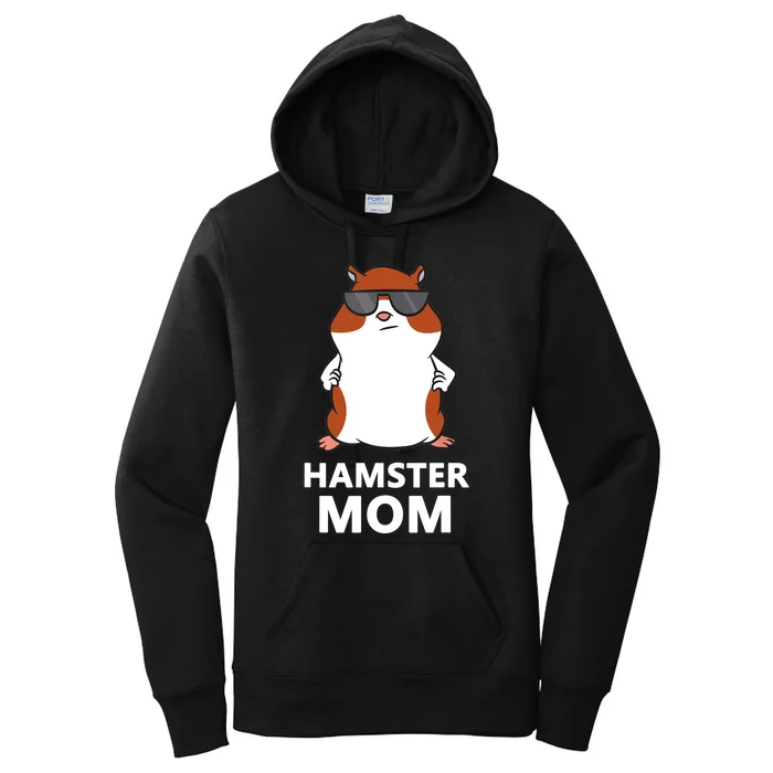 Hamster Mom Funny Pet Hamster Mom Women's Pullover Hoodie