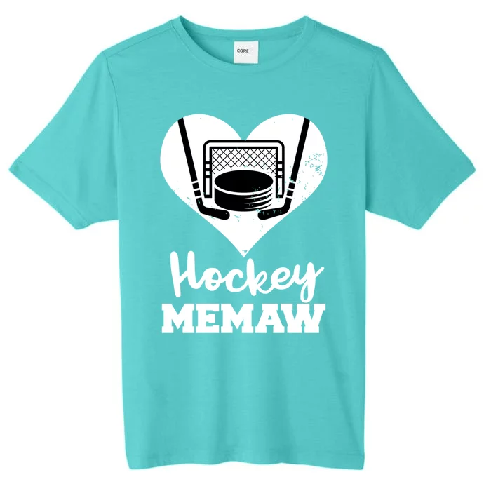 Hockey Memaw Funny Hockey Player Memaw Gift ChromaSoft Performance T-Shirt