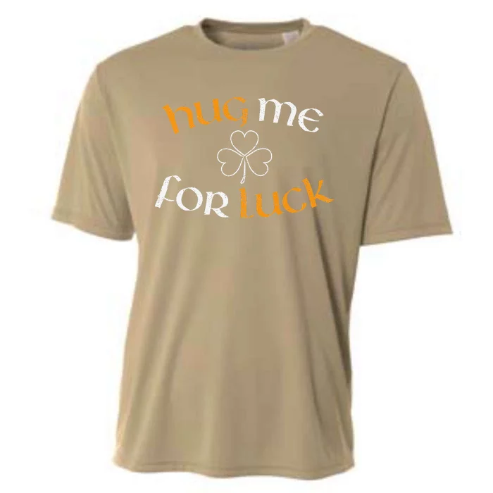 Hug Me For Luck St Patricks Day Irish Celebration Cooling Performance Crew T-Shirt